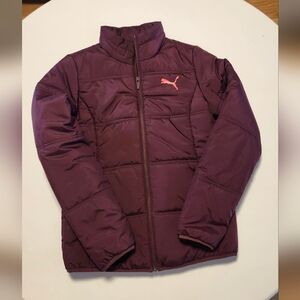 Plum Puma Puffer